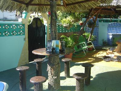The terrace
